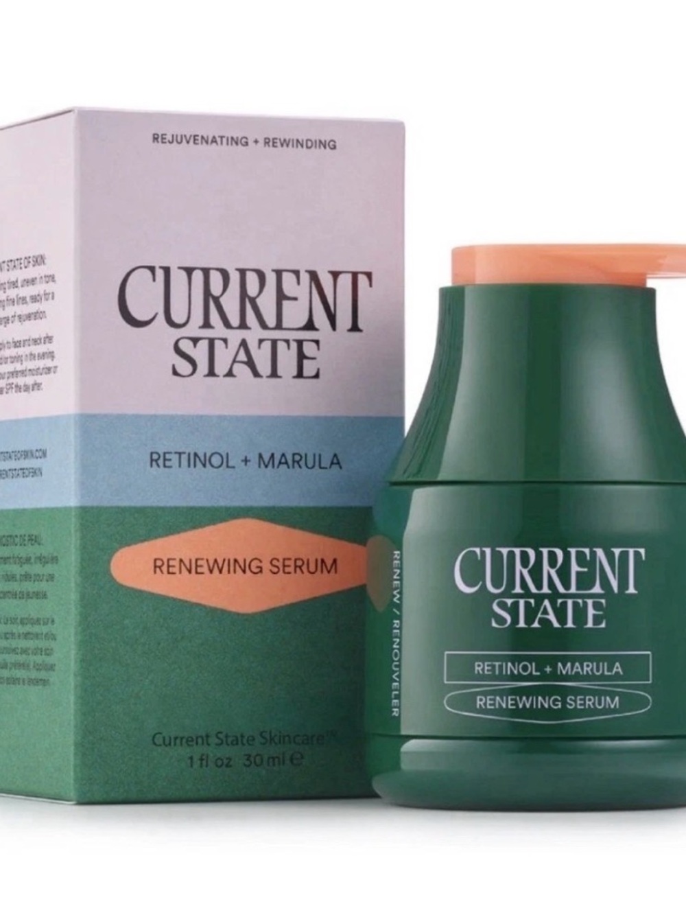 Current State Retinol + Marula Renewing Serum - Rejuvenating & Rewinding